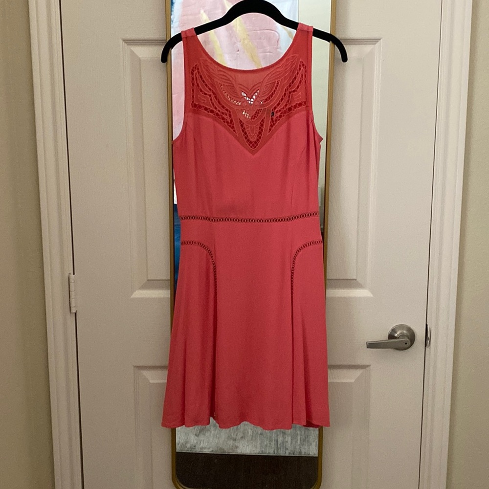 Cute coral summer dress